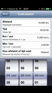 hardlooptijd bereken