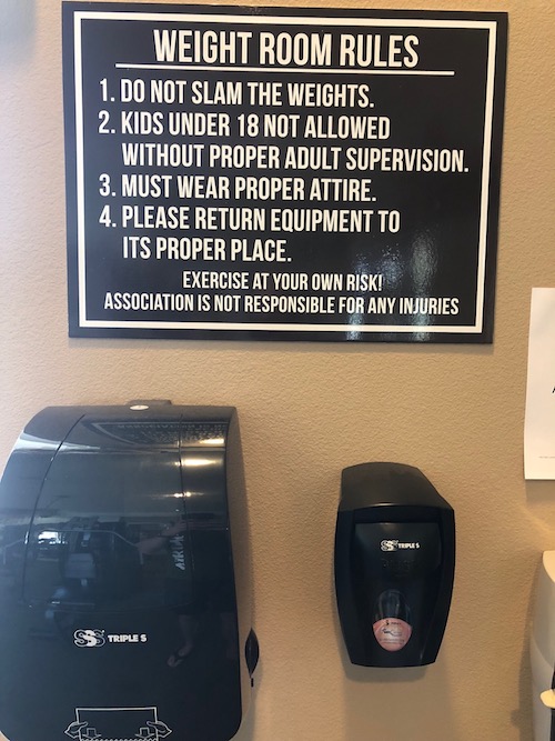 gym rules
