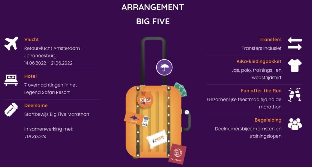 Big Five marathon Kika