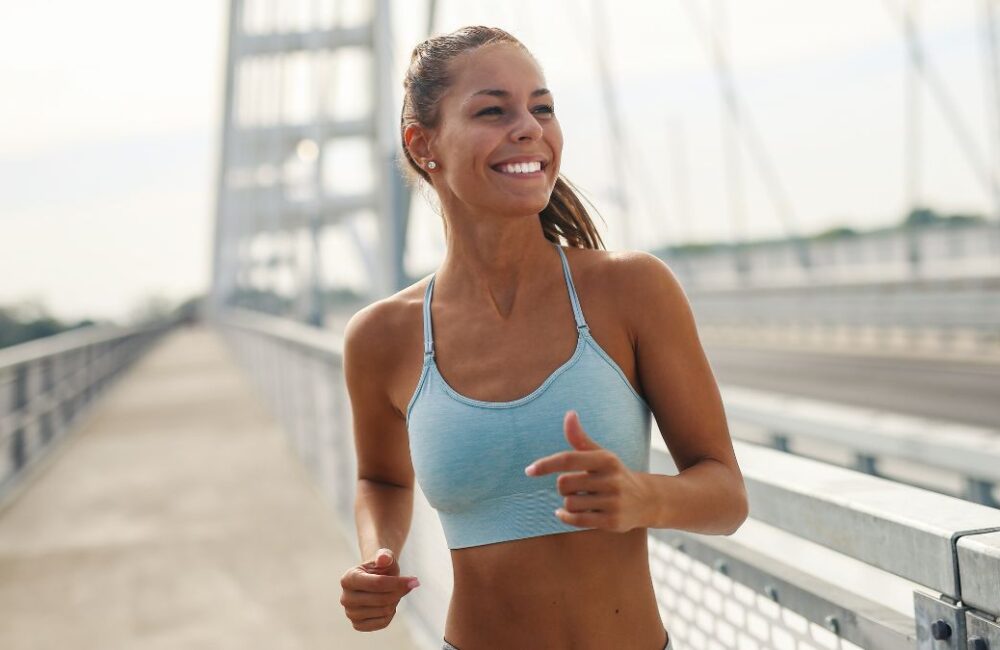 hardlopen met lenzen in