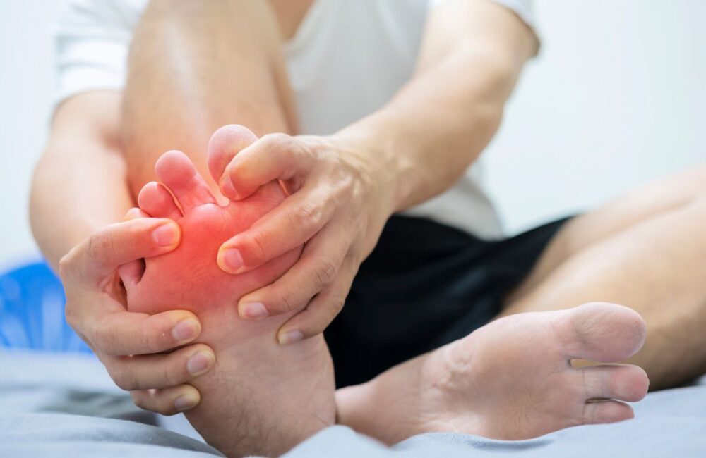 peesplaatontsteking voet