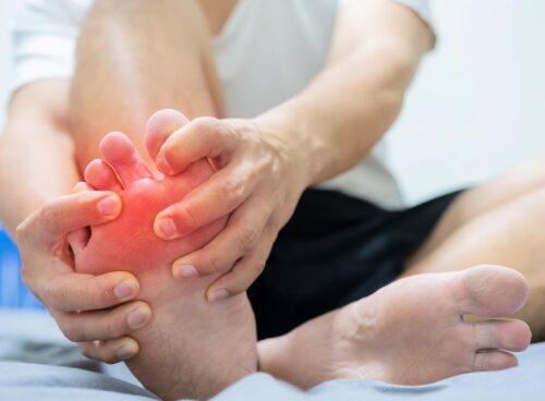 peesplaatontsteking voet