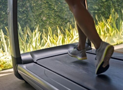 walking-pad hardlopen en wandelen