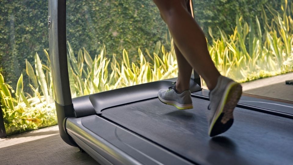 walking-pad hardlopen en wandelen